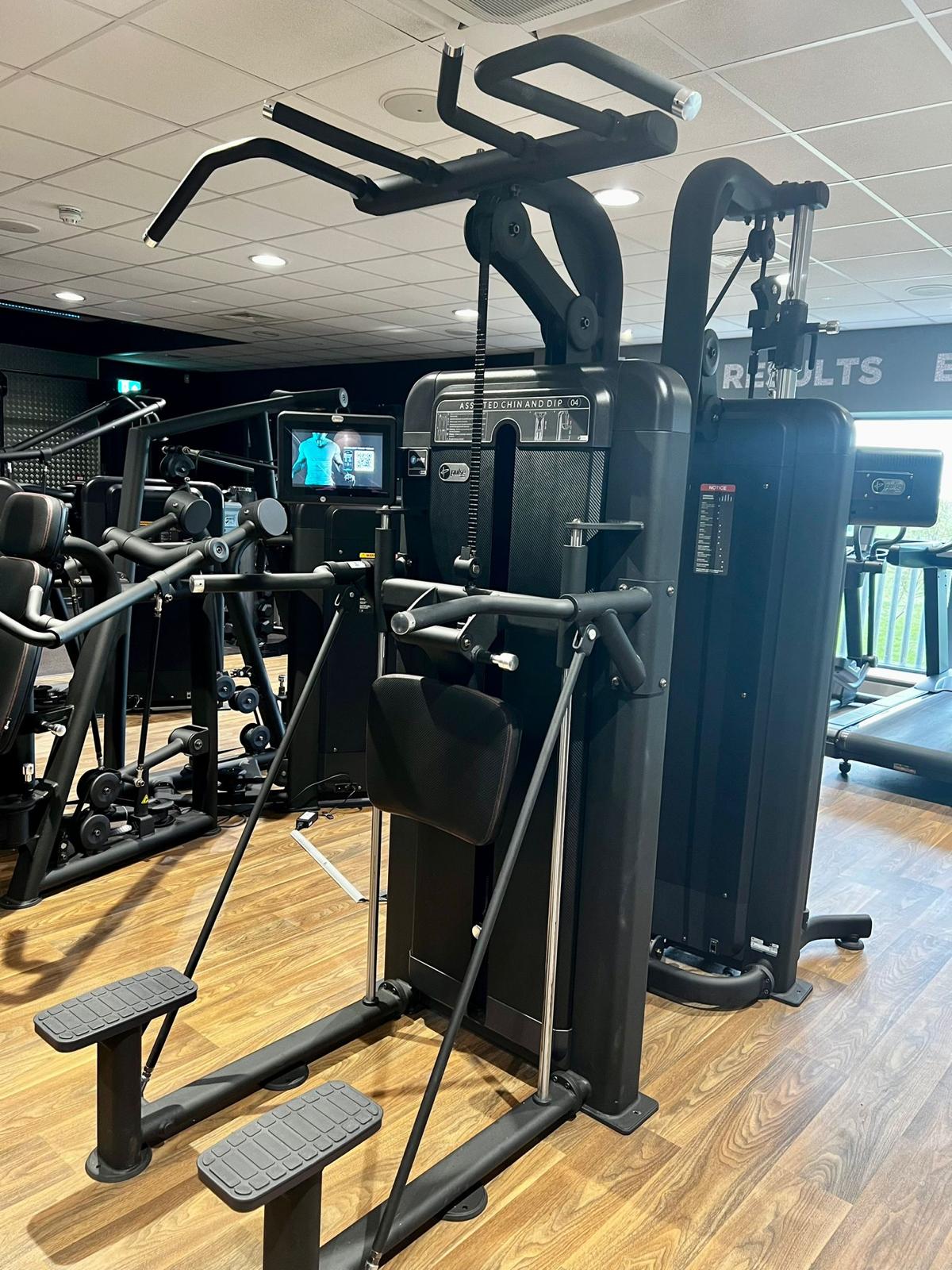 Pulse Fitness cable stack at Phoenix Pool and Gym, Bradwell